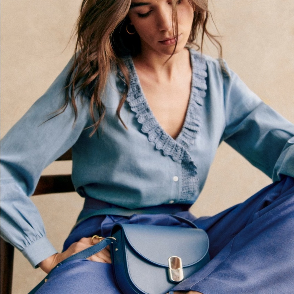 Sezane ROSINE shirt blouse.